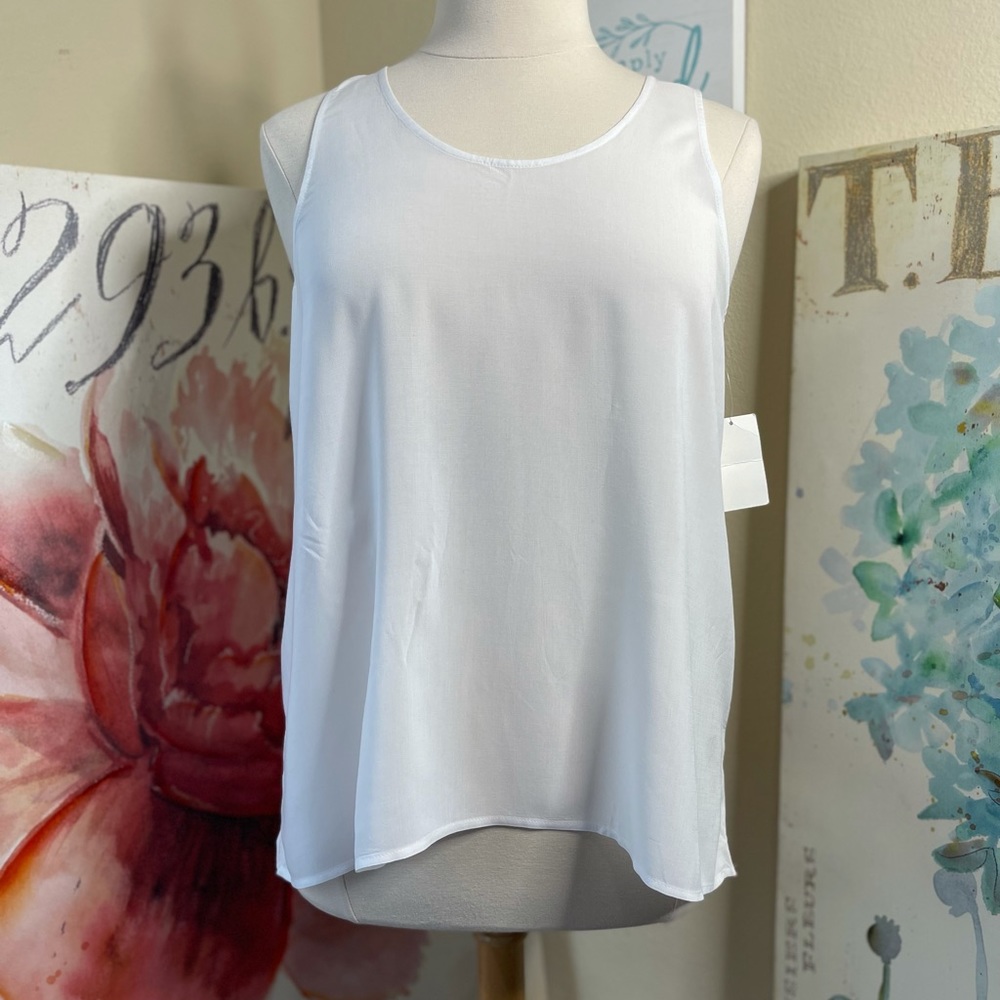 NWT•14th&Union from Nordstrom High/Low Tank Top